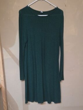 Long Sleeve Old Navy Green Women’s Dress